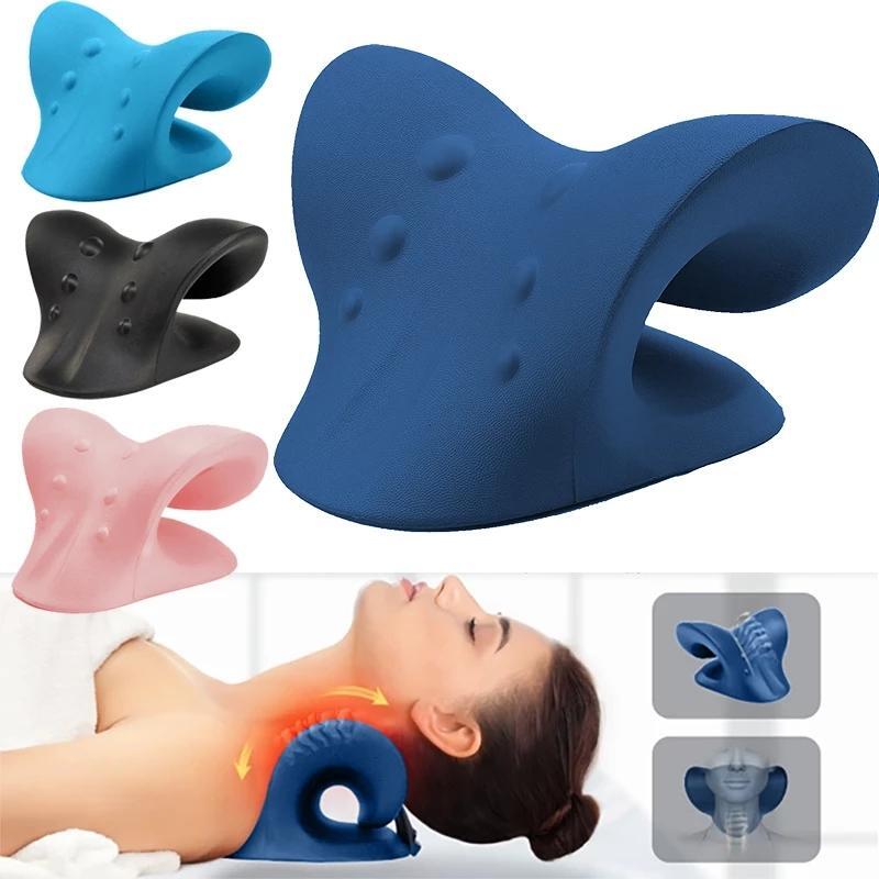 Neck Shoulder Stretcher Pain releaser Cervical Traction Device Pillow For Pain
