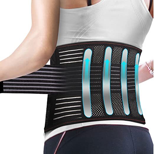 Umbilical Hernia Support Brace Lower Back Lumbar Pain Relief Band For Men Women