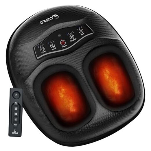 Matte Black FSA Eligible Shiatsu Feet Massager with Heat – Matte Black