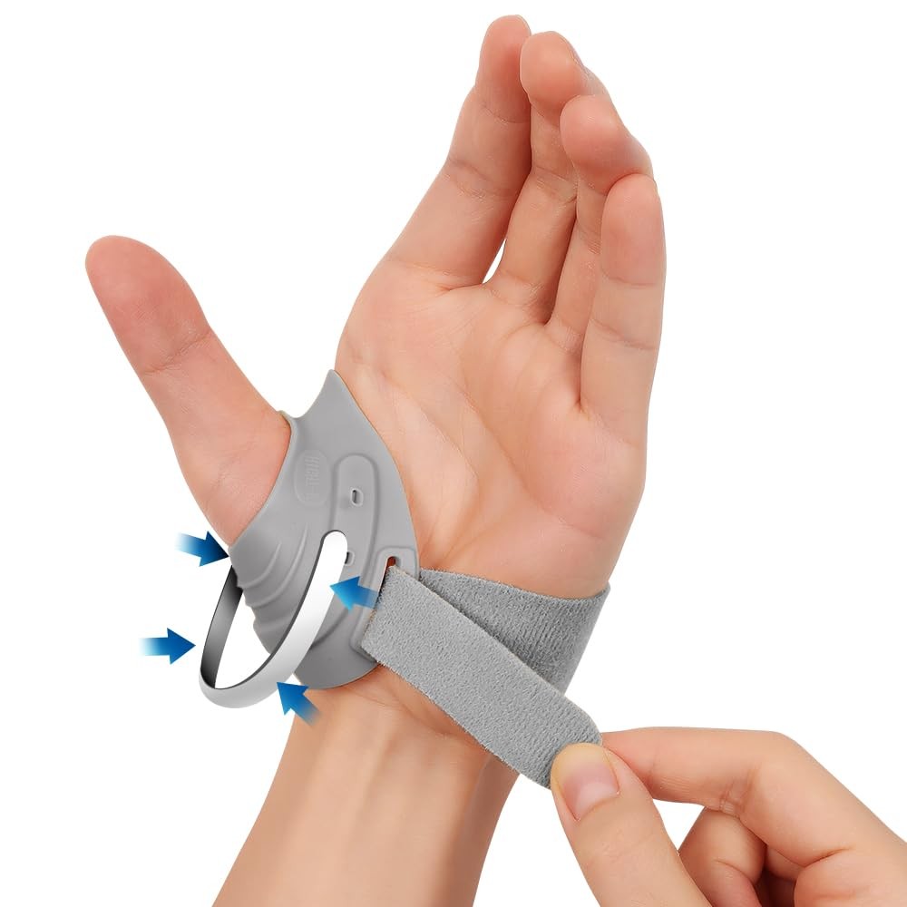 CMC Thumb Brace Joint Support Stabilizer For Pain Relief Tendonitis Beige
