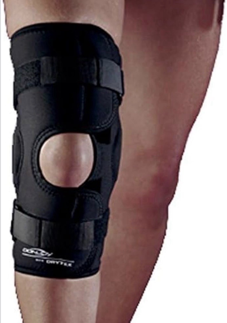 DONJOY Drytex Sport Hinged Knee Wraparound Brace Unisex Size L – Damage Box