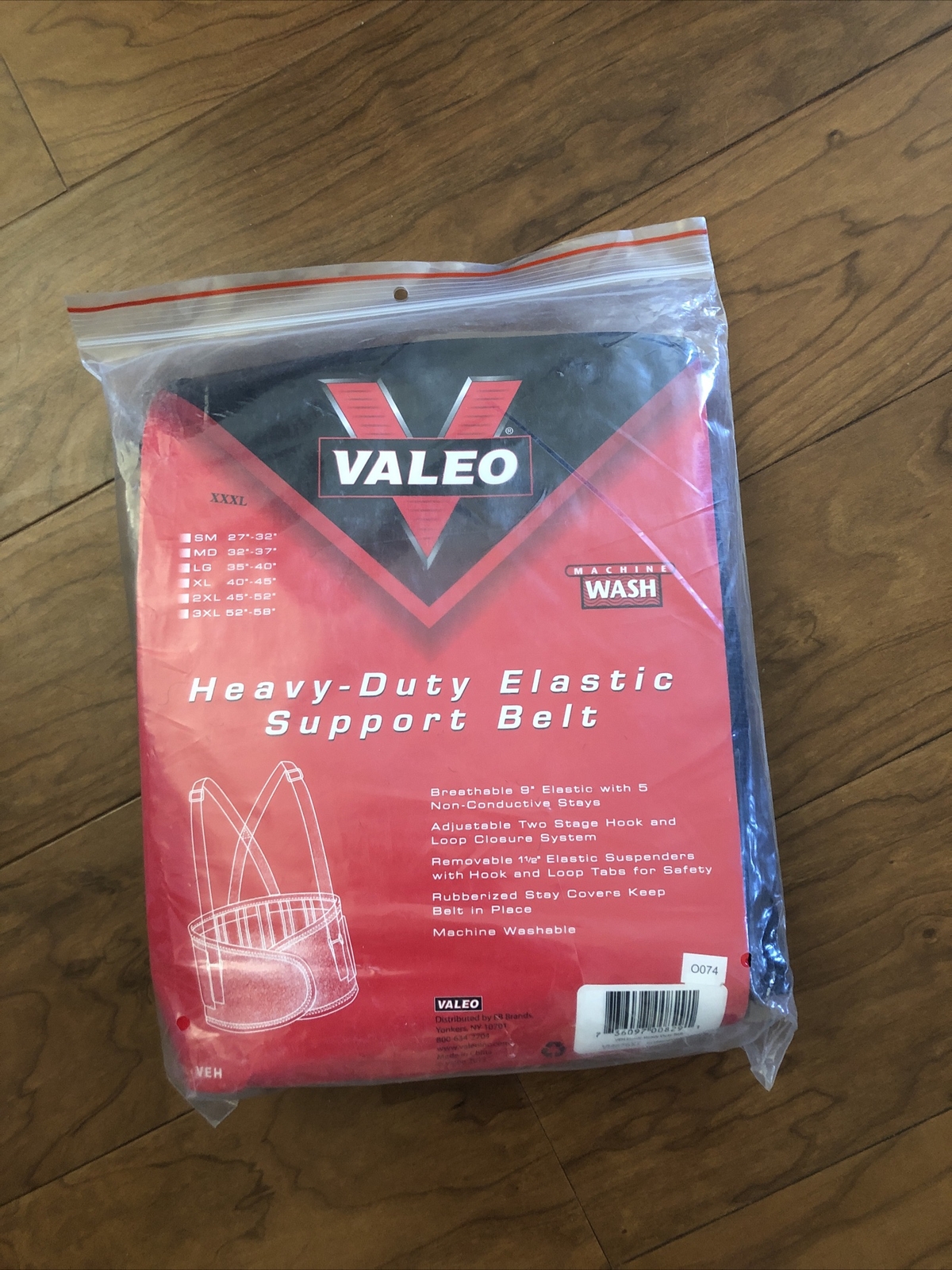 Back Support Belt Valeo VEH Heavy Duty Elastic XXXL Brand New
