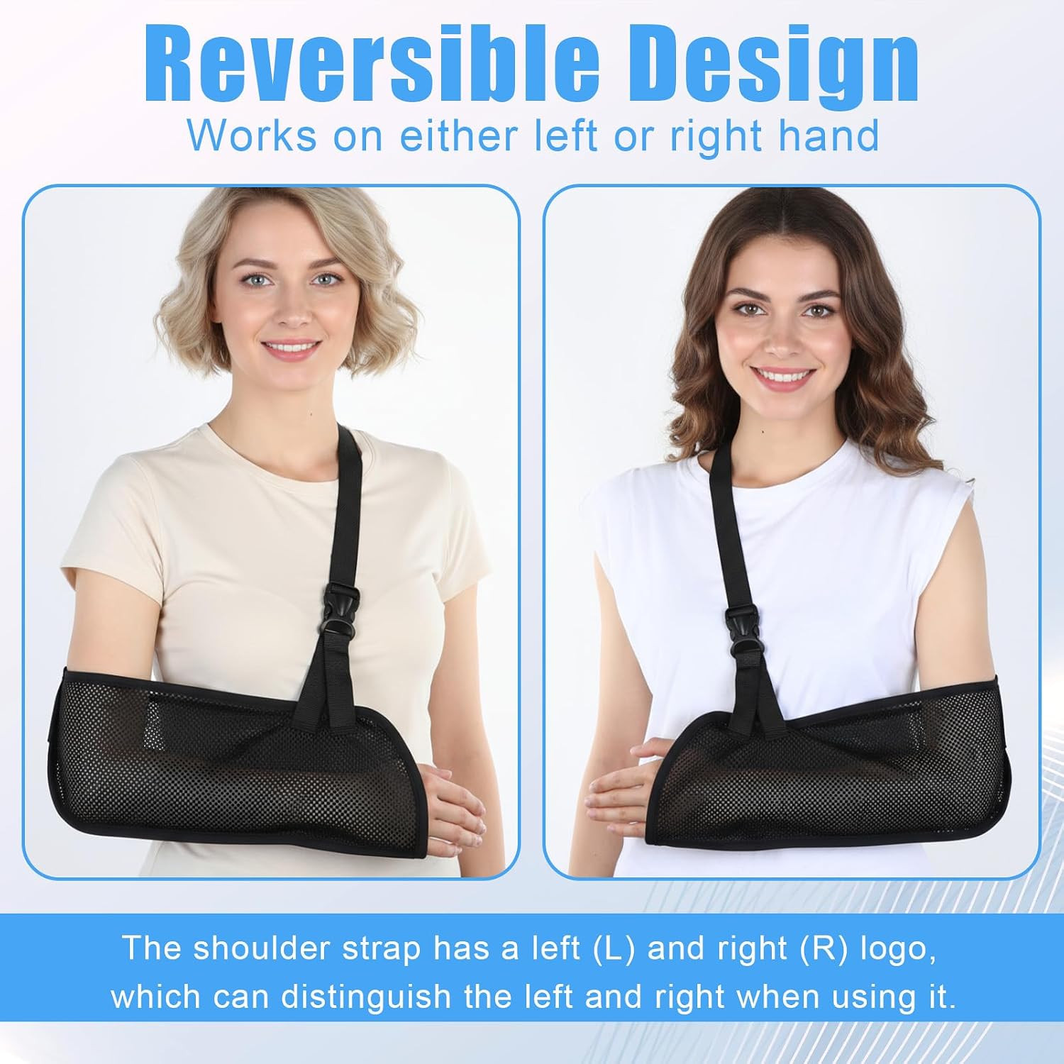 Mesh Arm Shoulder Sling,Medical Shoulder Immobilizer Arms Brace,Black | for S…