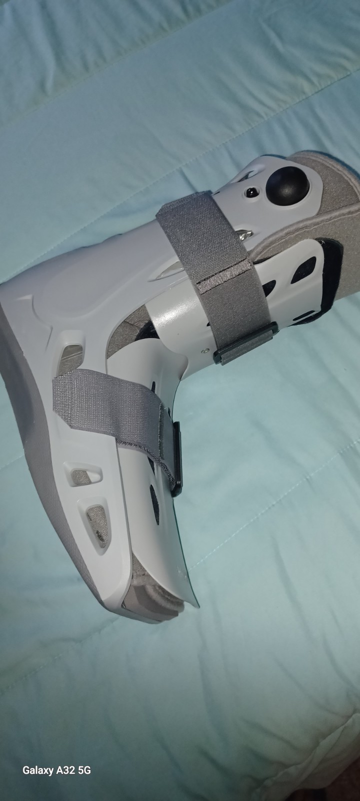 Aircast Adjustable Walker Boot XL Gray/Blue Plastic for Ankle/Foot Stabilization