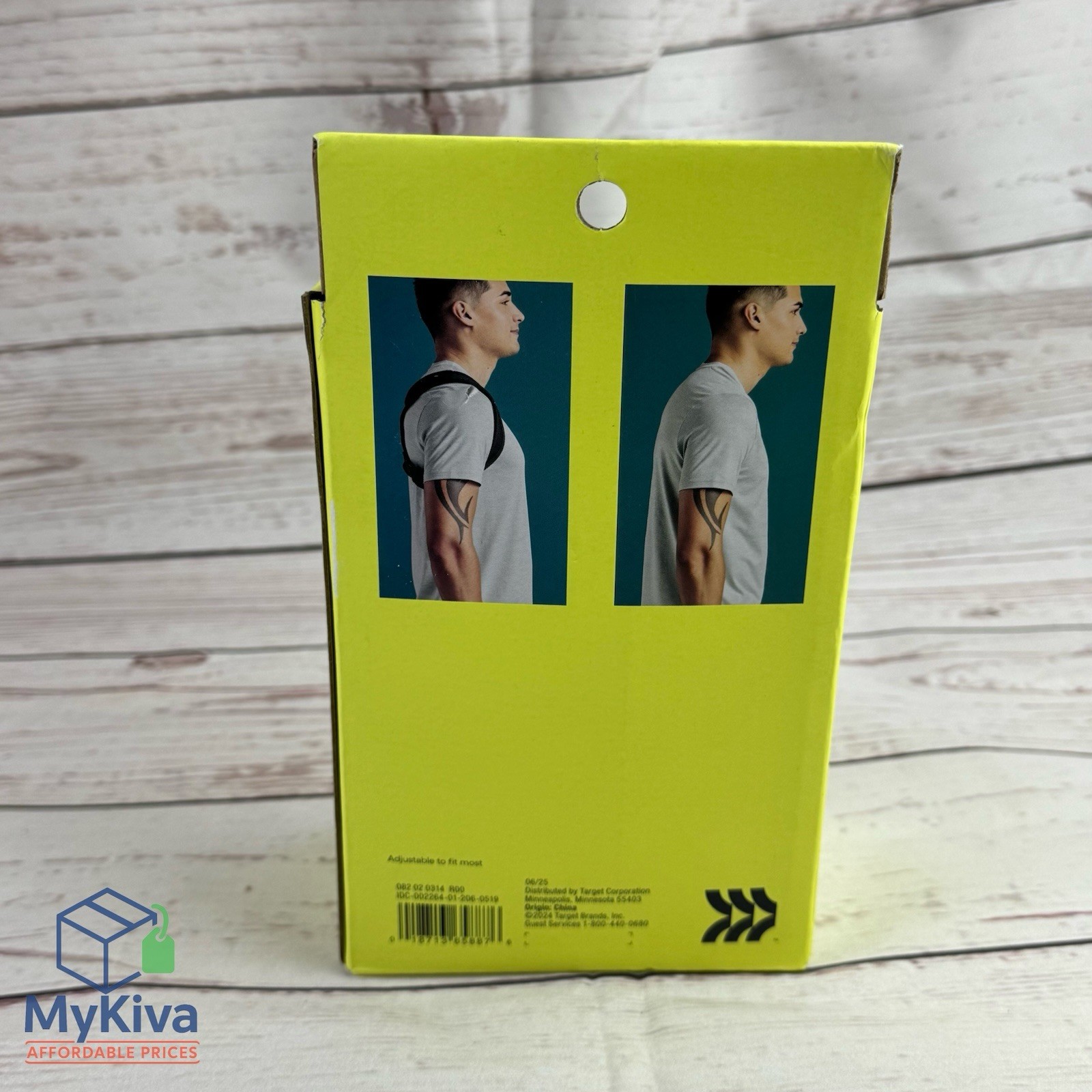 Posture Corrector Back Brace Adjustable Nylon Support 300lb Capacity All In Moti