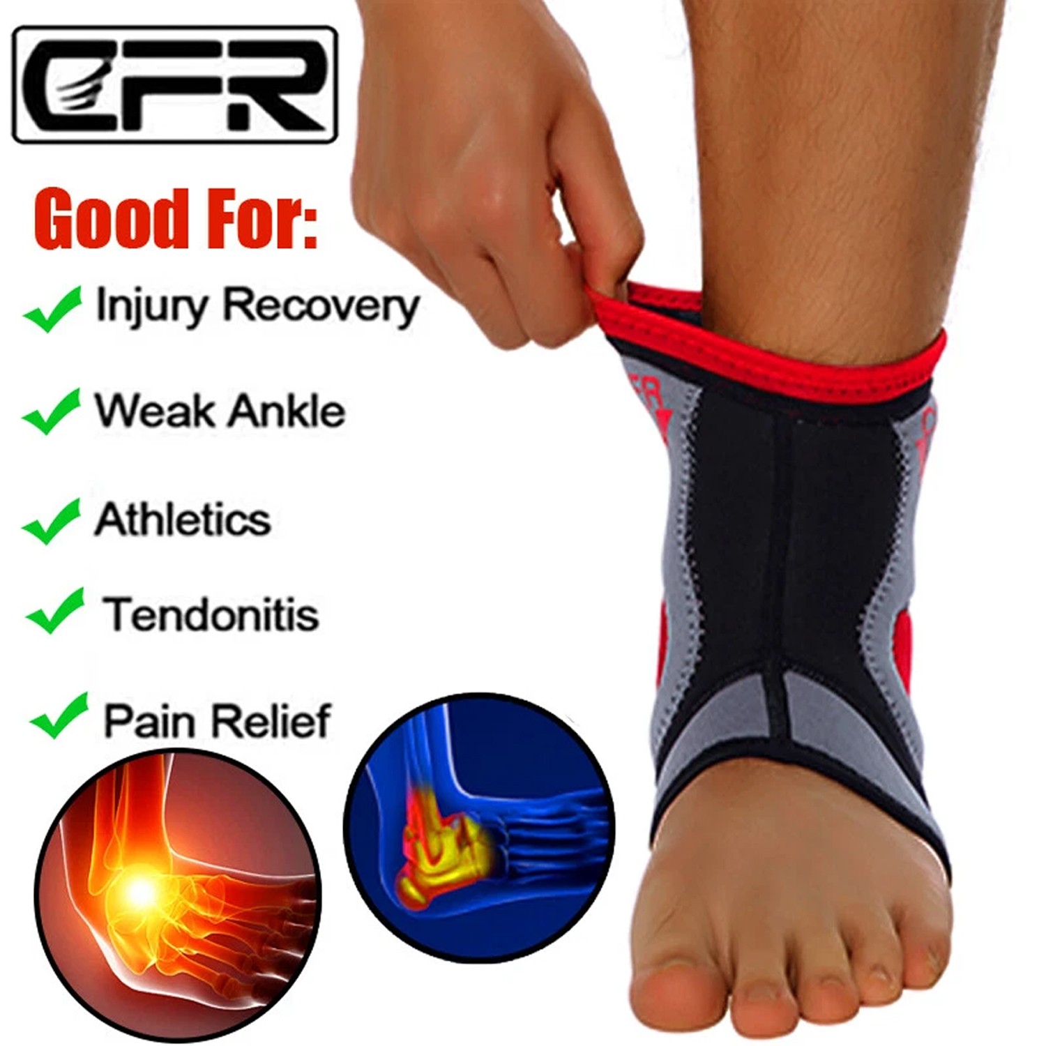 Ankle Support Brace Compression Ankle Braces for Sports Protection Running Gym