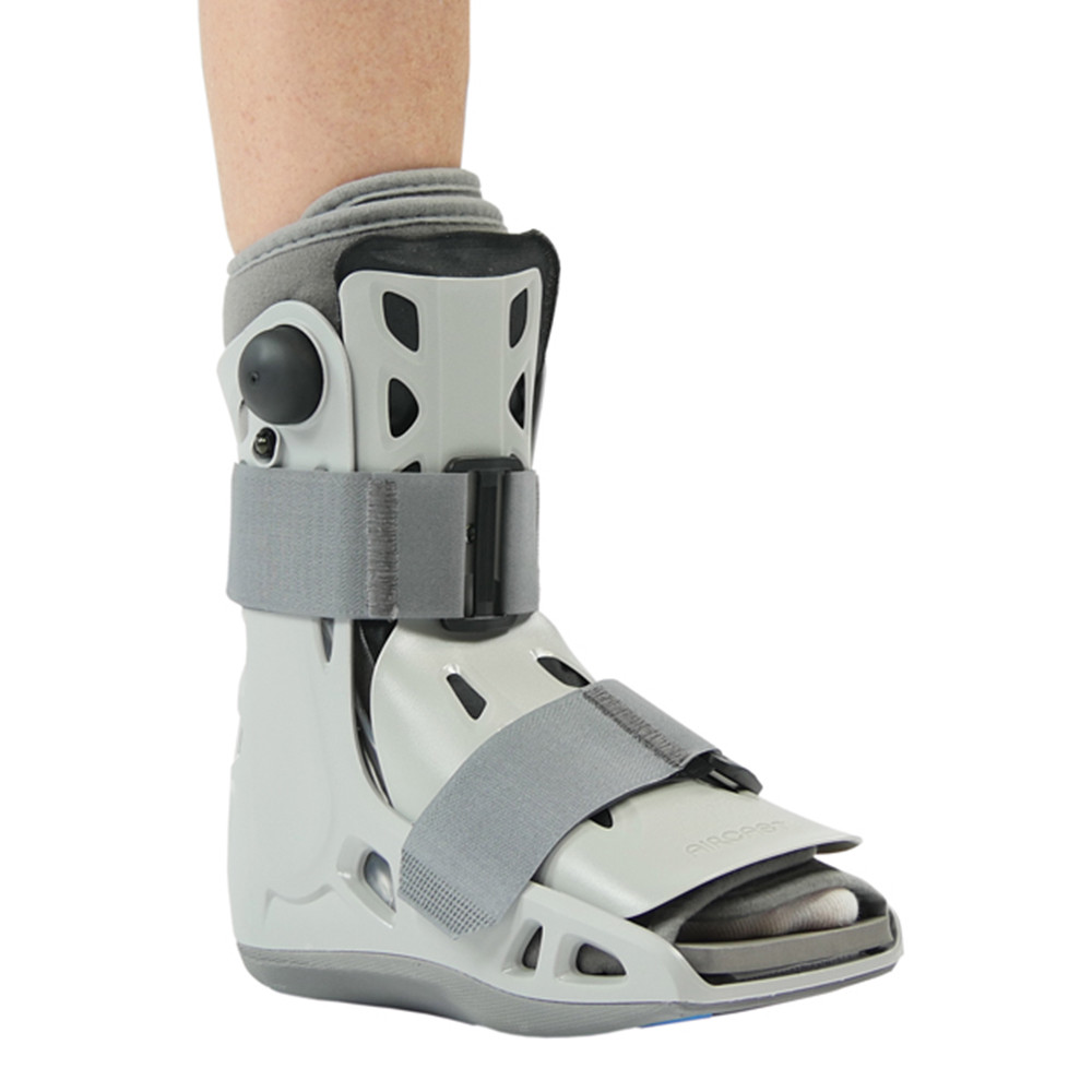Donjoy AirSelect Low Orthopedic High Boot Foot Brace 3 Chamber Air Grey