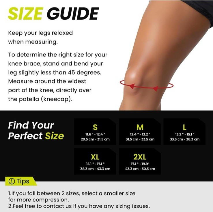 Knee Support with Stays and Cross Straps Meniscus Support Kneecap Stabilizer New