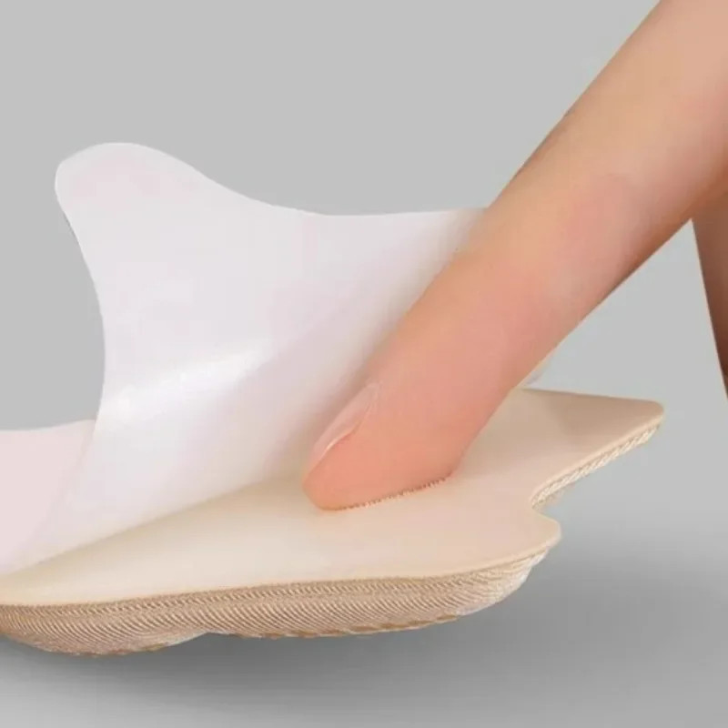 5D Antiwear Heel Pad Sneakers High Heels Rear anti Fall Insole Self Adhesive Sho