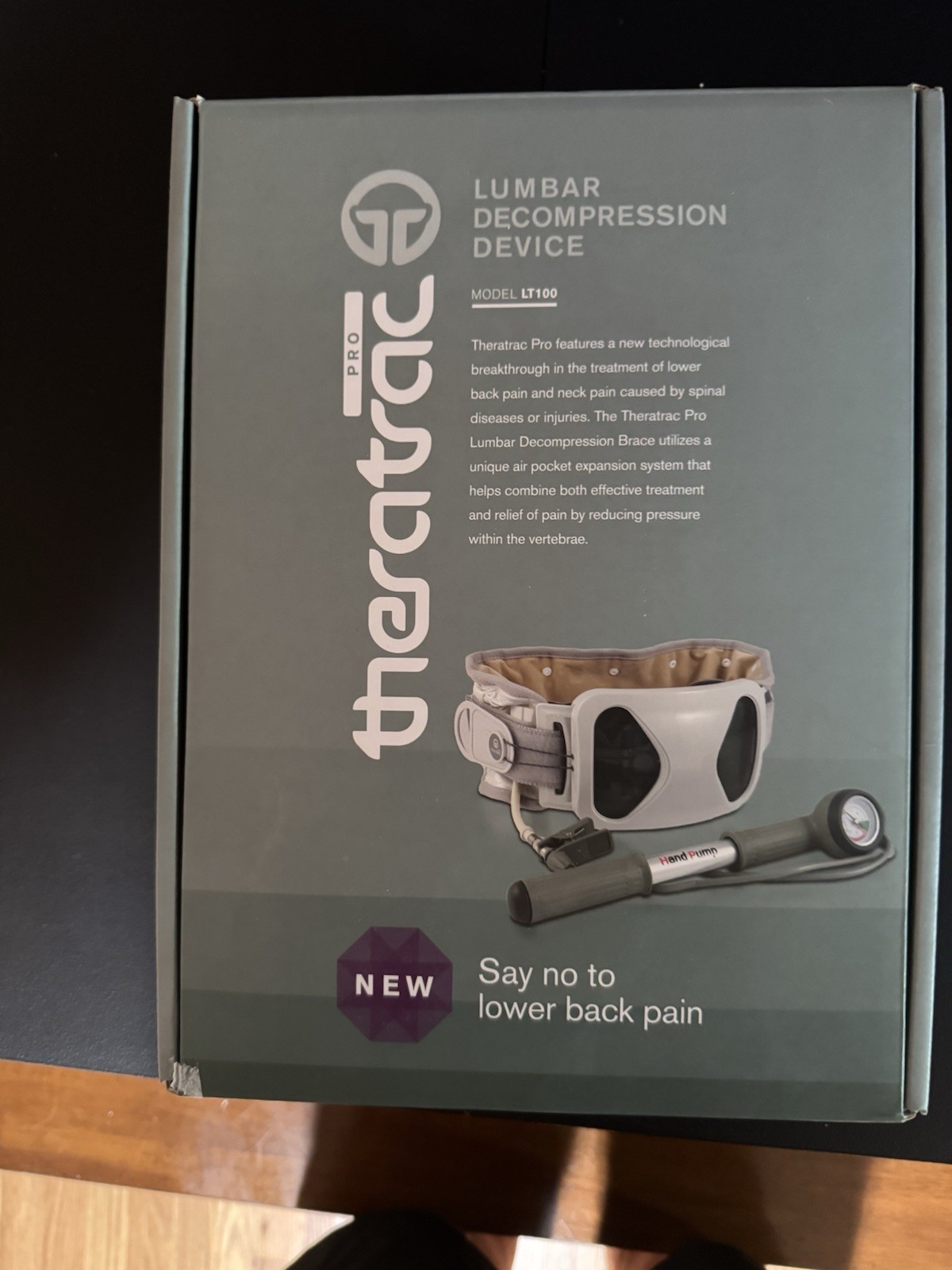 Theratrac Pro Lumbar Decompression Brace Device Lt100 Sz L/xl