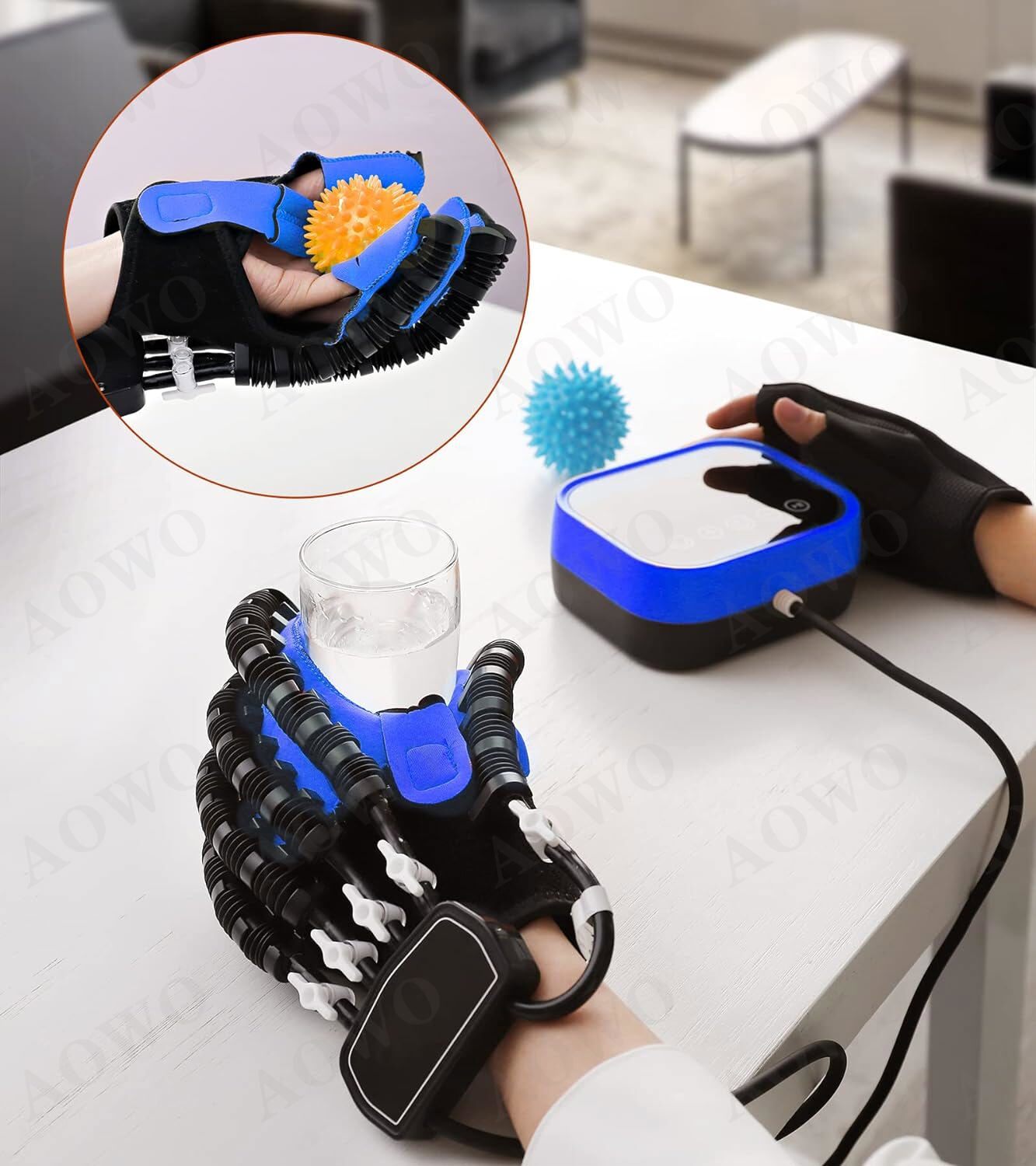 (Left+Right) Rehabilitation Robot Gloves for Stroke Rehab Hemiplegia Recovery
