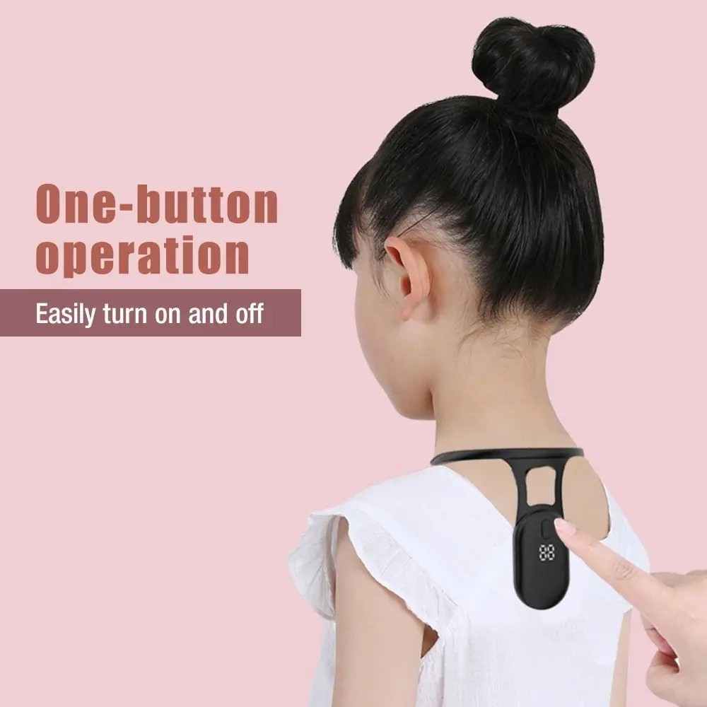 Smart Posture Corrector Realtime Sensor Back Neck Training Device Vibration
