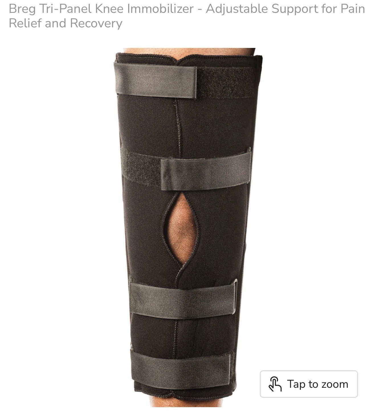 Breg Tri-Panel Knee Immobilizer Unisex 24”