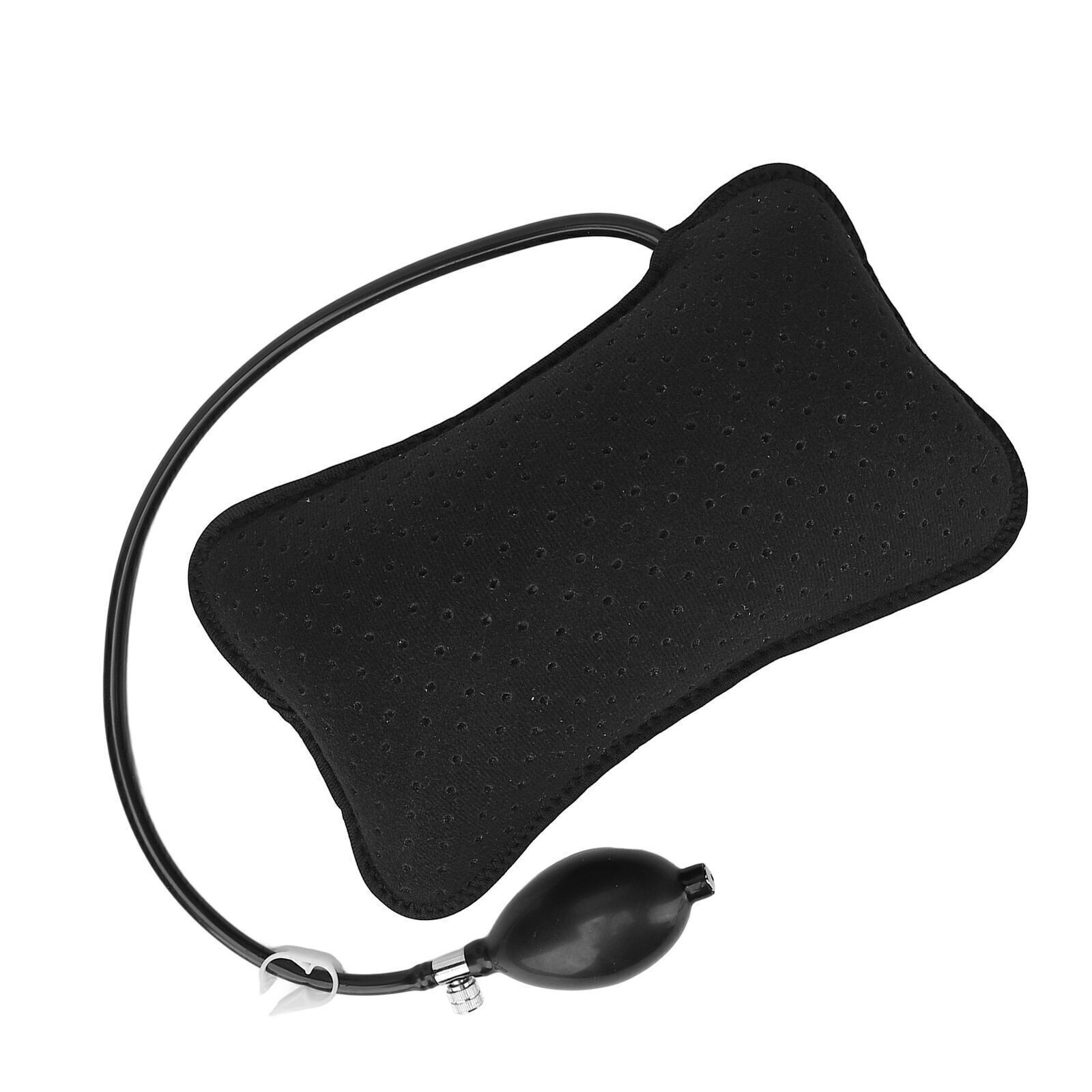 Inflatable Lumbar Support Pillow Manual Press Type Adjustable Lower Back Cushion