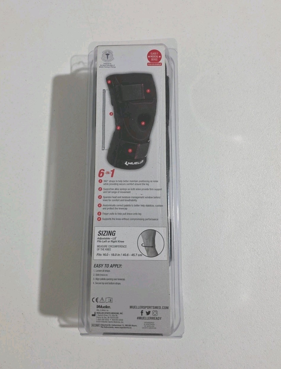 Mueller Sport Care Patella Stabilizer Knee Brace – Large L 10″-12″