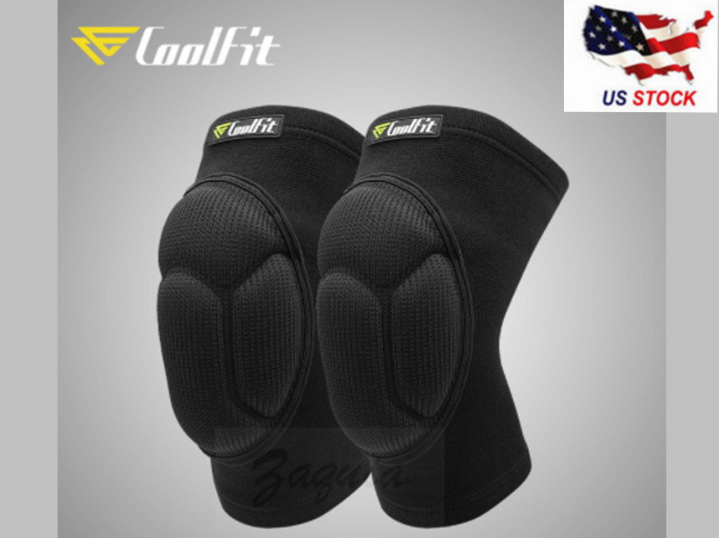 2X Thickening Sponge Knee Brace Support For Sport dancing hip-hop Climbing Work