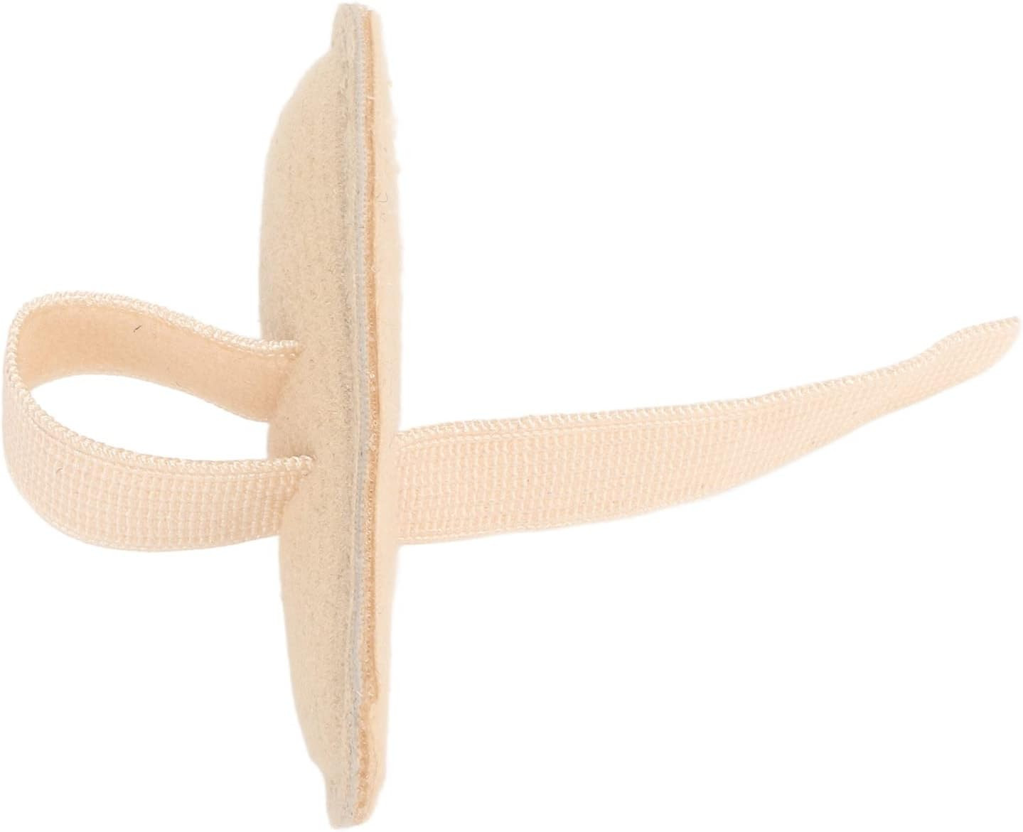 Hammer Toe Cushion Buttress Pad Adjustable Comfoltable for Left Beige