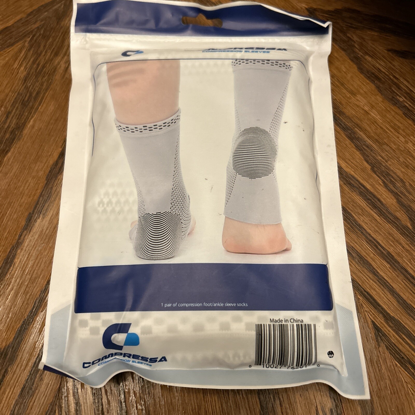 Compressa Foot Ankle Compression Sleeve Unisex One Size Fits Most New Sealed