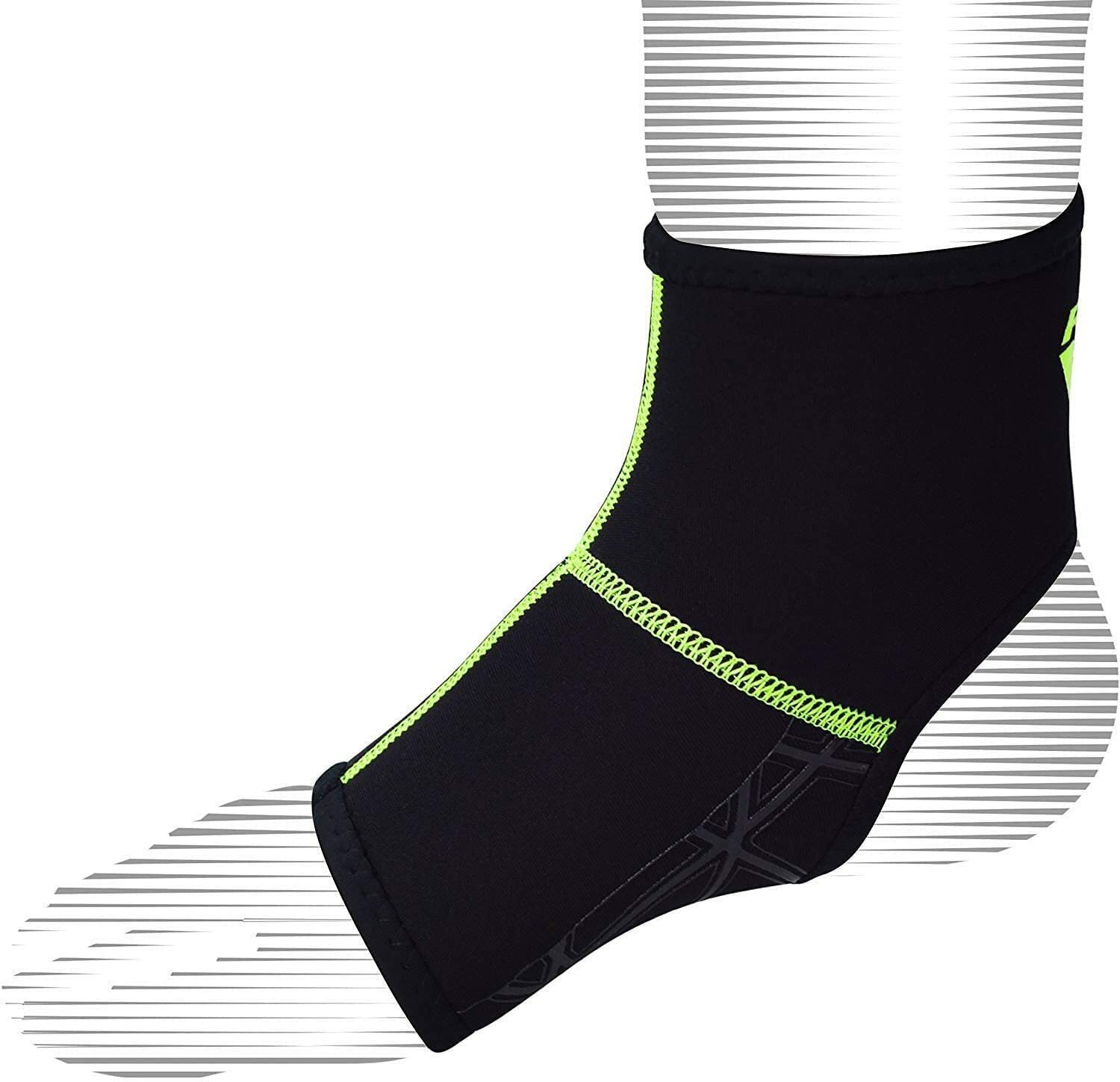 RDX Neoprene Ankle Support Foot Brace Guard Sports Shin Protector Feet MMA CA