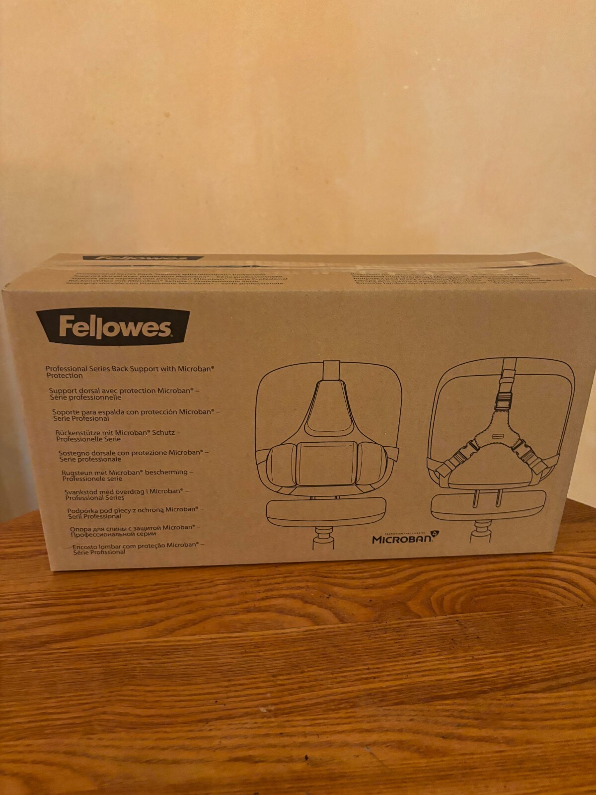 Fellowes CRC 80376 Professional Series Back Support with Microban® Protection