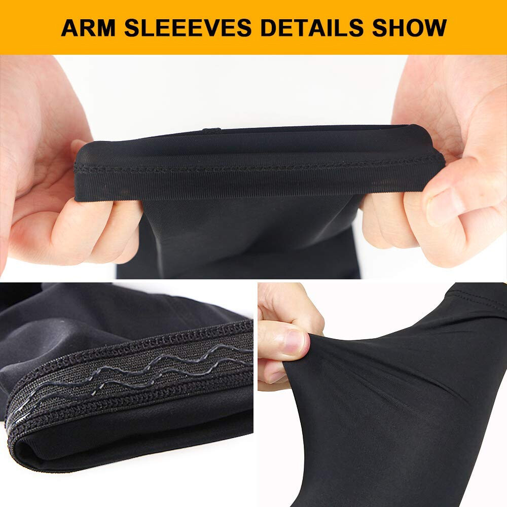 Compression Elbow Support Thigh Arm Sleeve Brace Anti Sun UV For Men Women UD