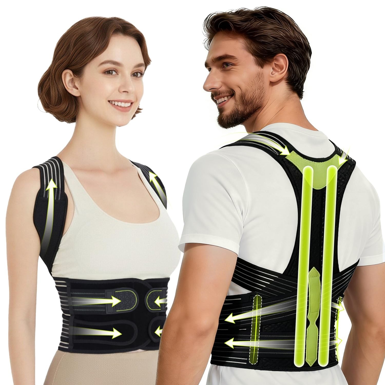 Lightweight Breathable Posture Corrector – Ideal for Daily Wear at Home & Office