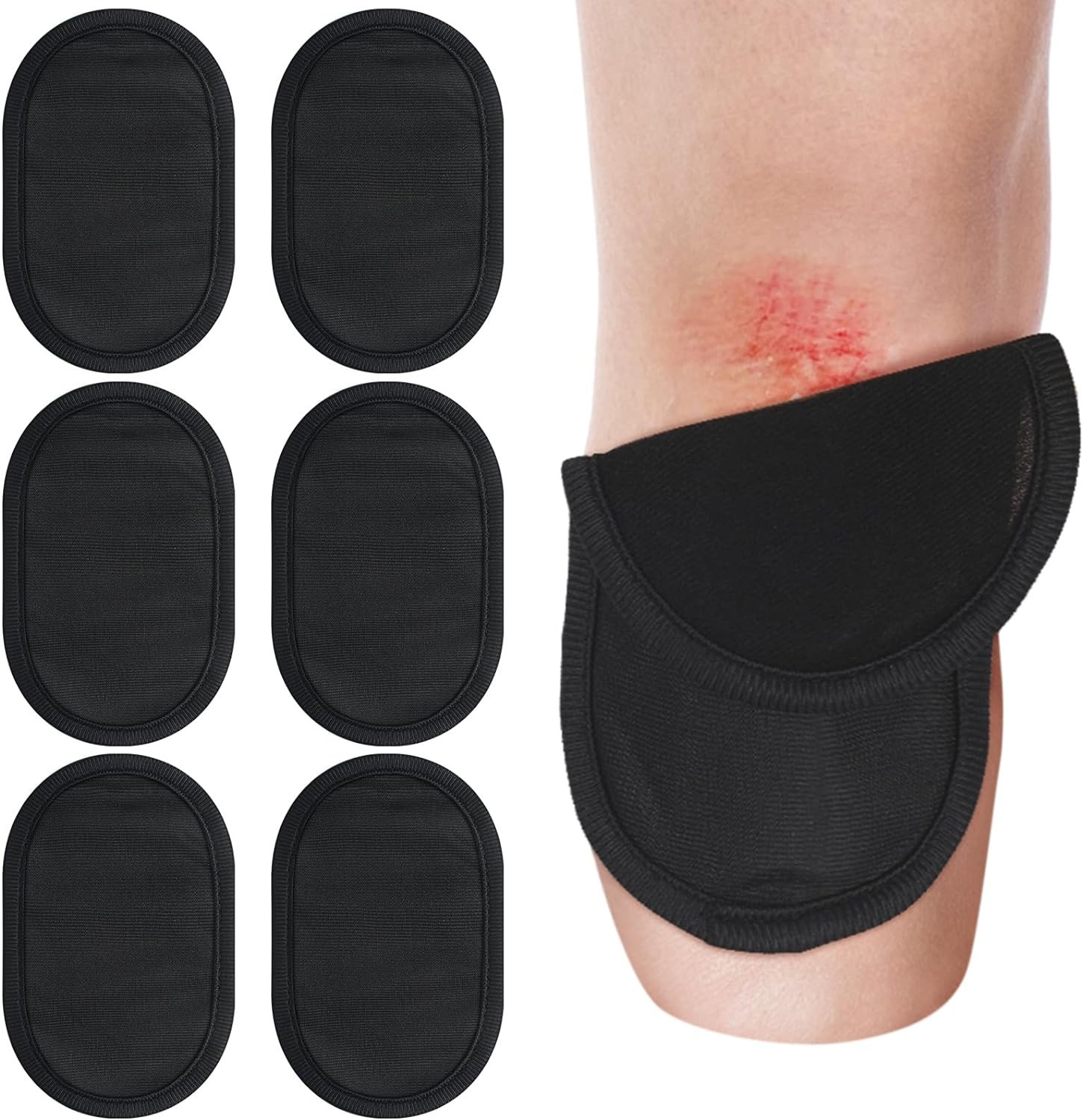 6 Pcs Amputee Essentials Prosthetic Liner Patch Accessories 4.5 x 7.5 Inch