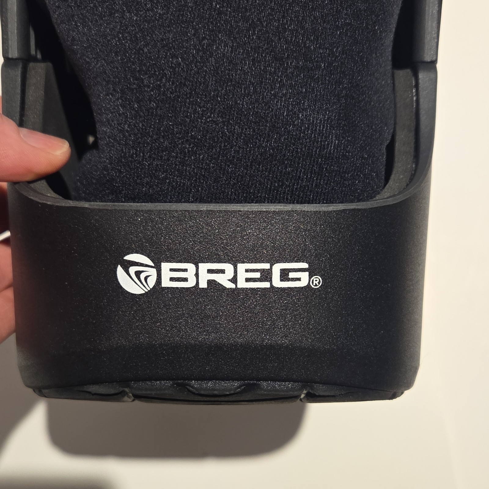 Breg Frac Walker Tall Air Cast Boot Large Adjustable Black Immobilization