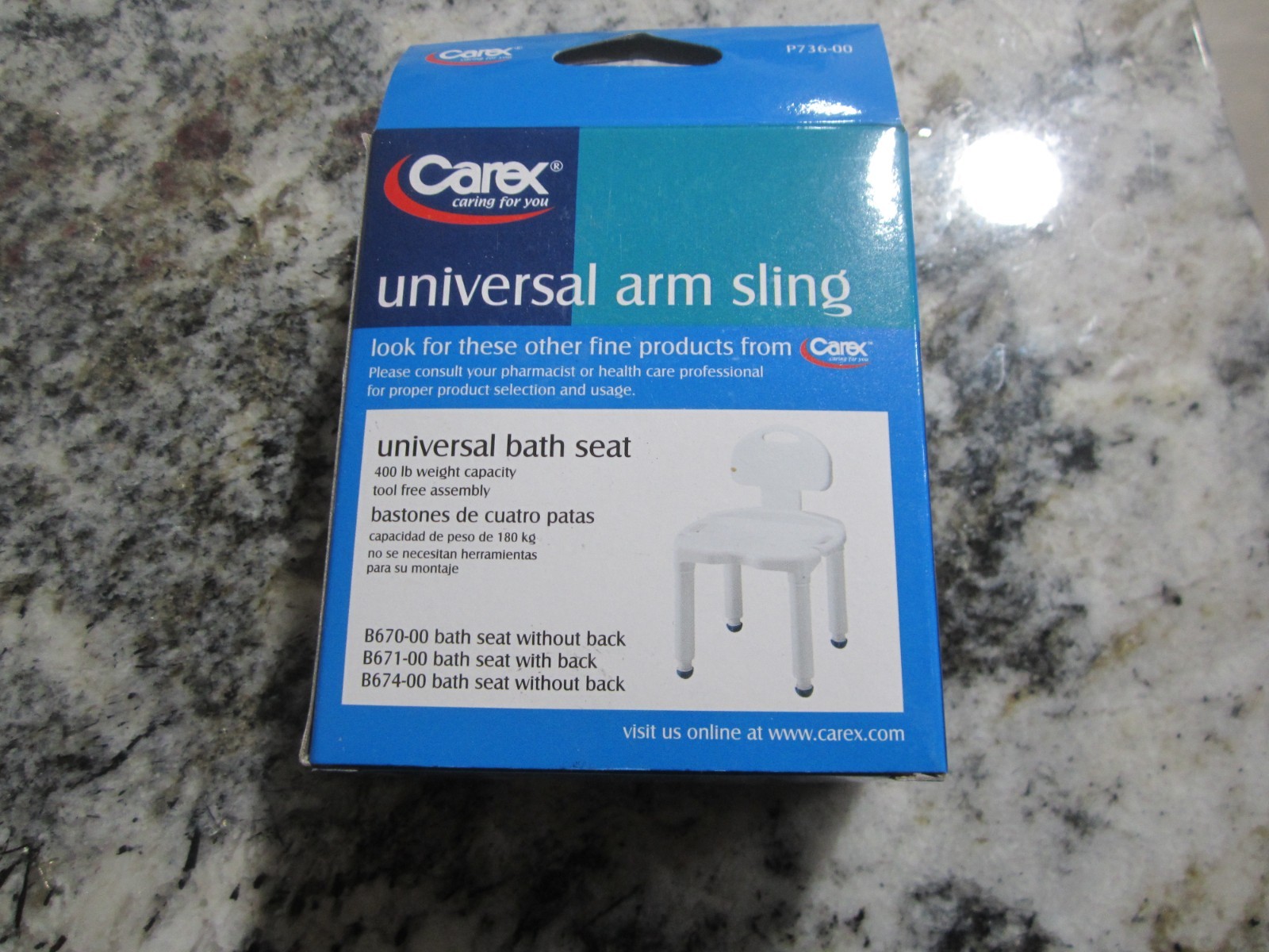 Carex Universal Arm Sling Provides Arm Support Adjustable Universal (QT)