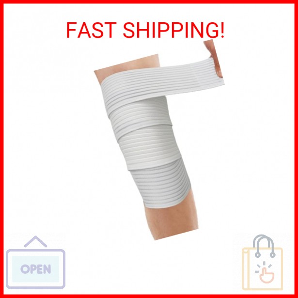 Extra Long Elastic Knee Wrap Compression Bandage Brace Support for Legs, Plantar