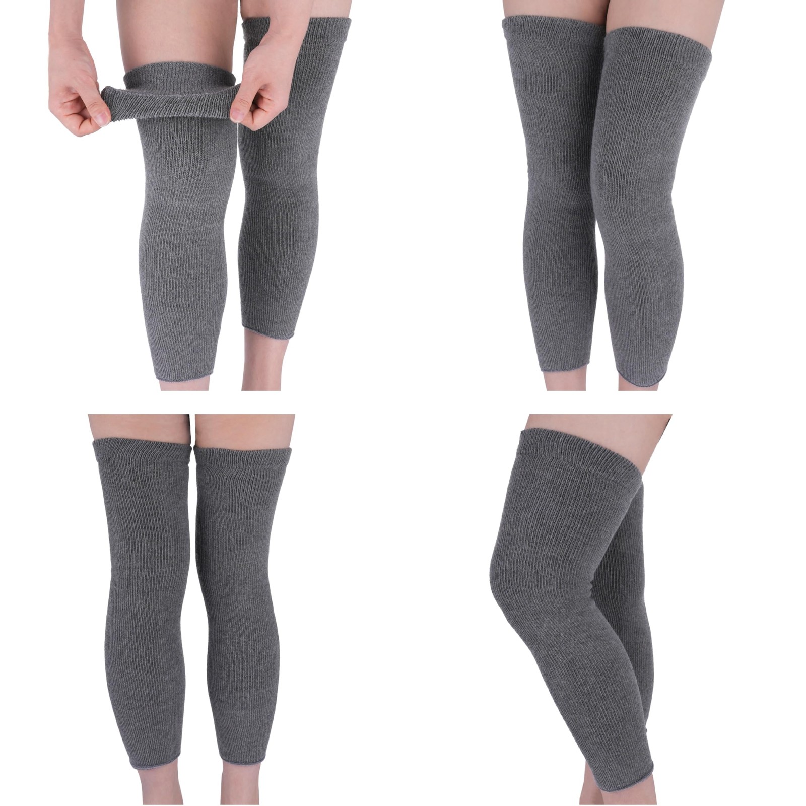 Elastic Cotton Knee Warmers, Long Knee Sleeves for Men and Women – Circulatio…