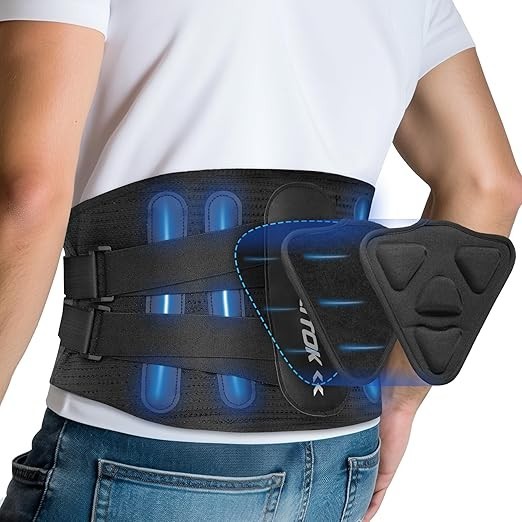 Large Back Brace Lower Back Pain Relief Adjustable Breathable By Bilitok