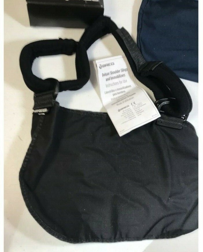 BREG Deluxe Padded Shoulder Arm Sling Small & Blue Emergency Sling From ER