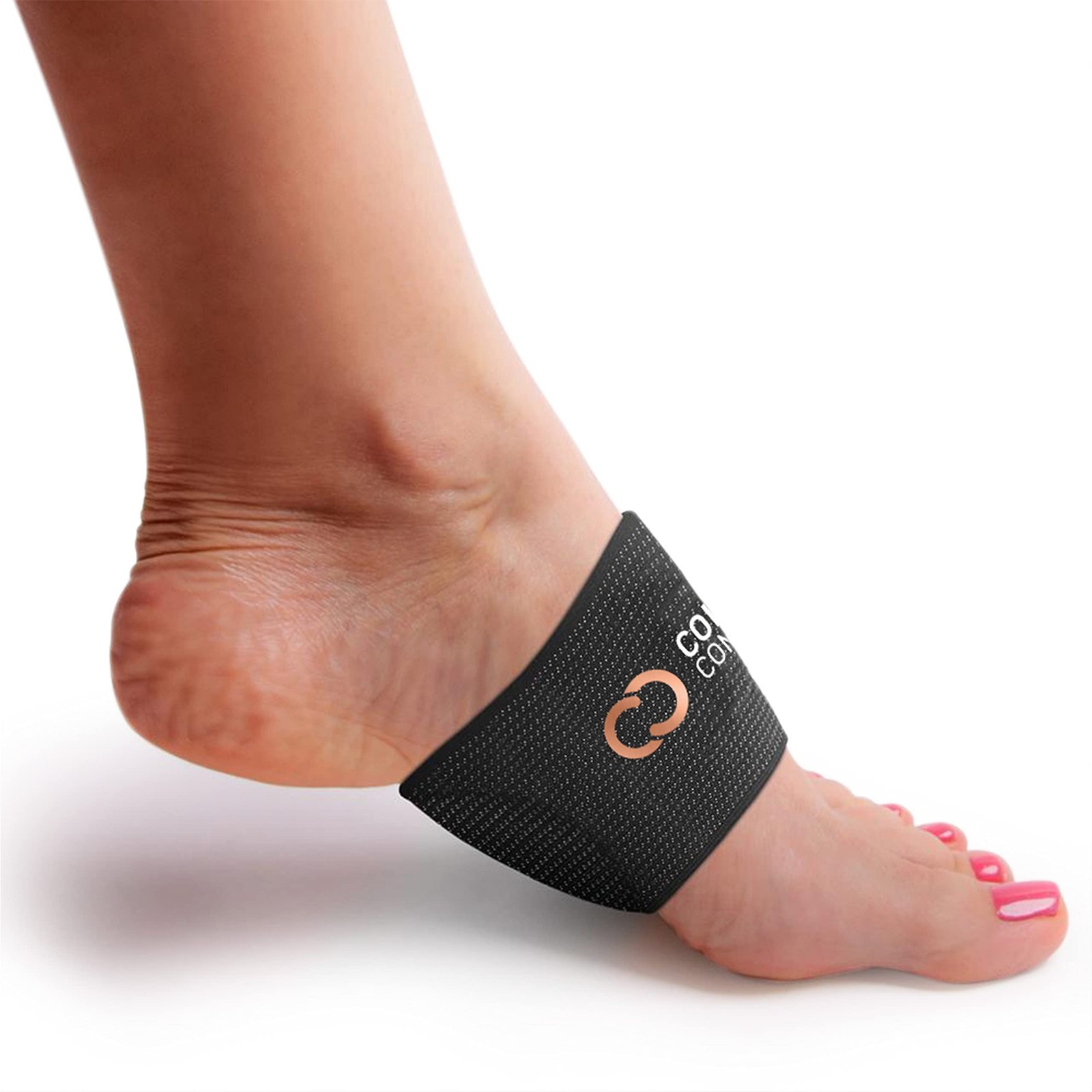 Padded Arch Support Sleeves for Plantar Fasciitis Relief, Flat Feet & High Arche