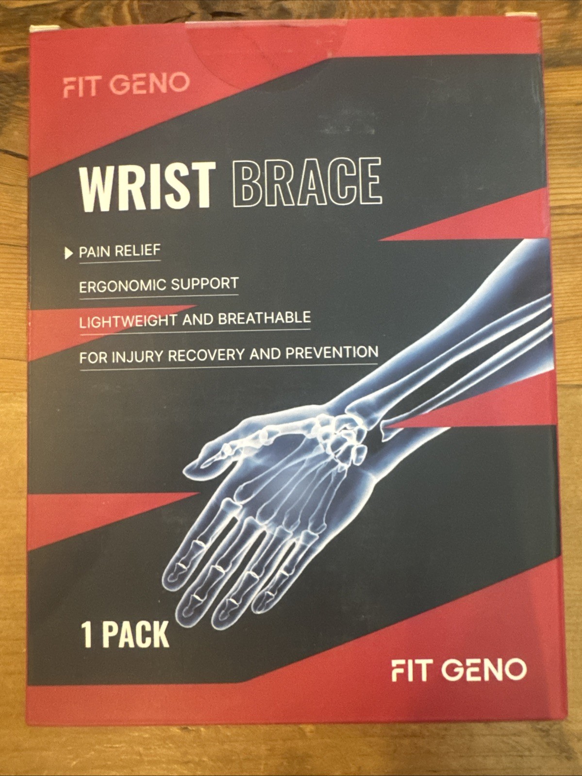 Fit Geno Carpal Tunnel Wrist Brace for Women and Men Right Hand Large XL
