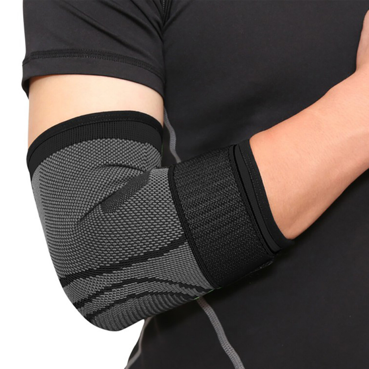 Elbow Support Sleeve Compression Brace Copper Tendinitis Sports Workout Strap US