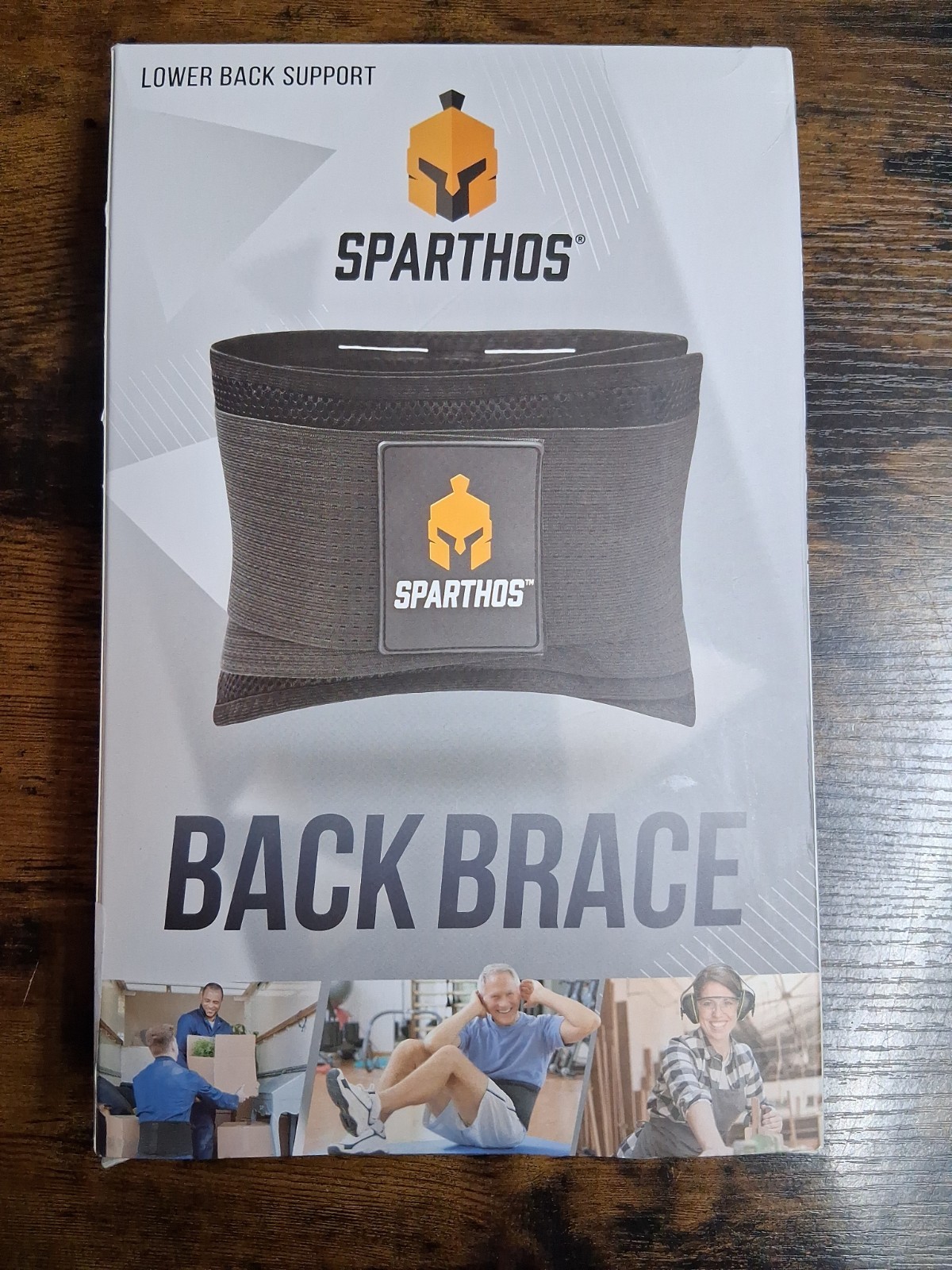 Sparthos Back Brace for Lower Back Pain – Immediate Relief from Sciatica Large