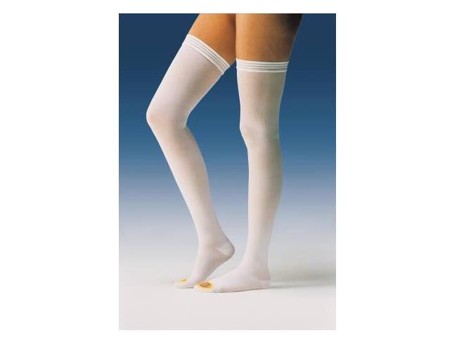 McK JOBST Anti-embolism Stocking Knee High Large, Regular White Inspection Toe