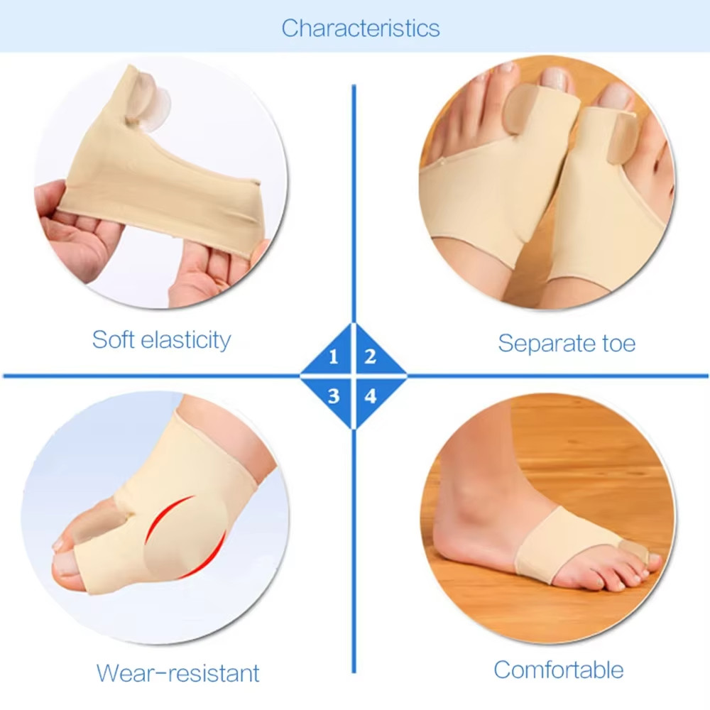 Toe Separator Hallux Valgus Bunion Corrector Orthotics Feet Bone Thumb Adjuster
