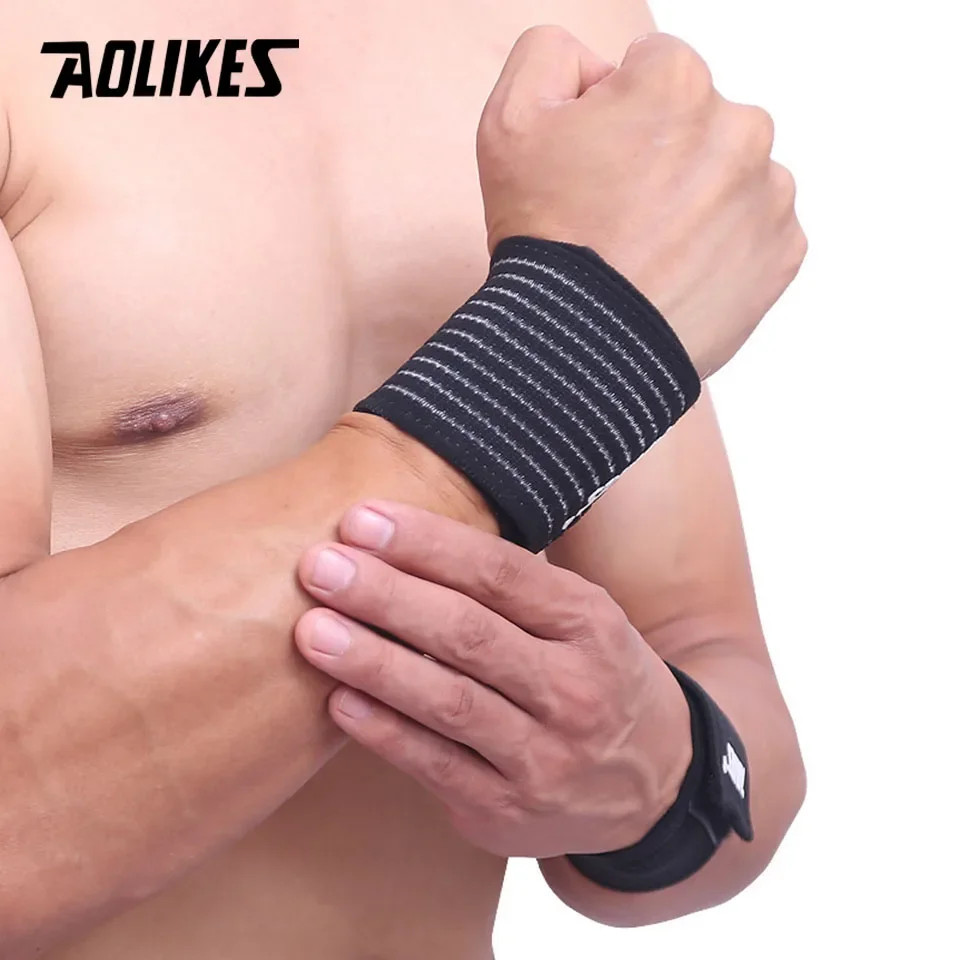 1PCS Cotton Elastic Bandage Hand Sport Wristband Gym Support Wrist Brace Wrap Ca