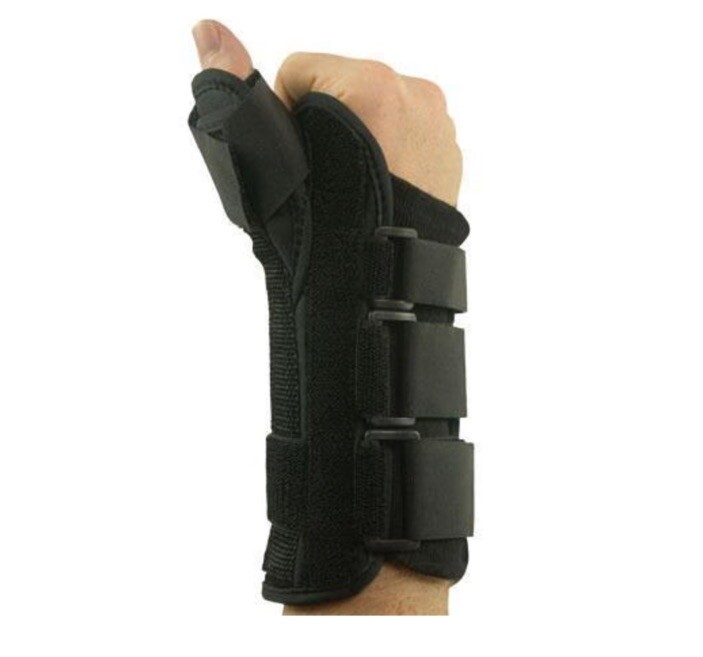 Wrist + Thumb Splint Sz Adult XS Extra Small Comfortland Premium Hospital Grade