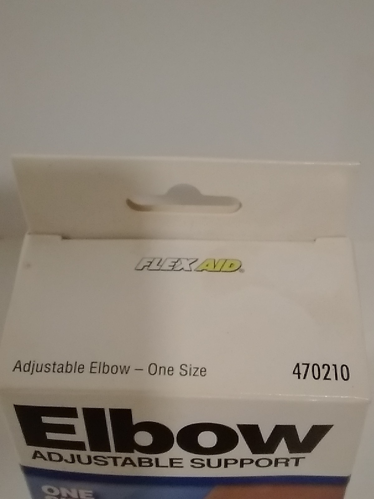 Flex Aid Elbow Adjustable Support One Size Black Support Compression Sleeve