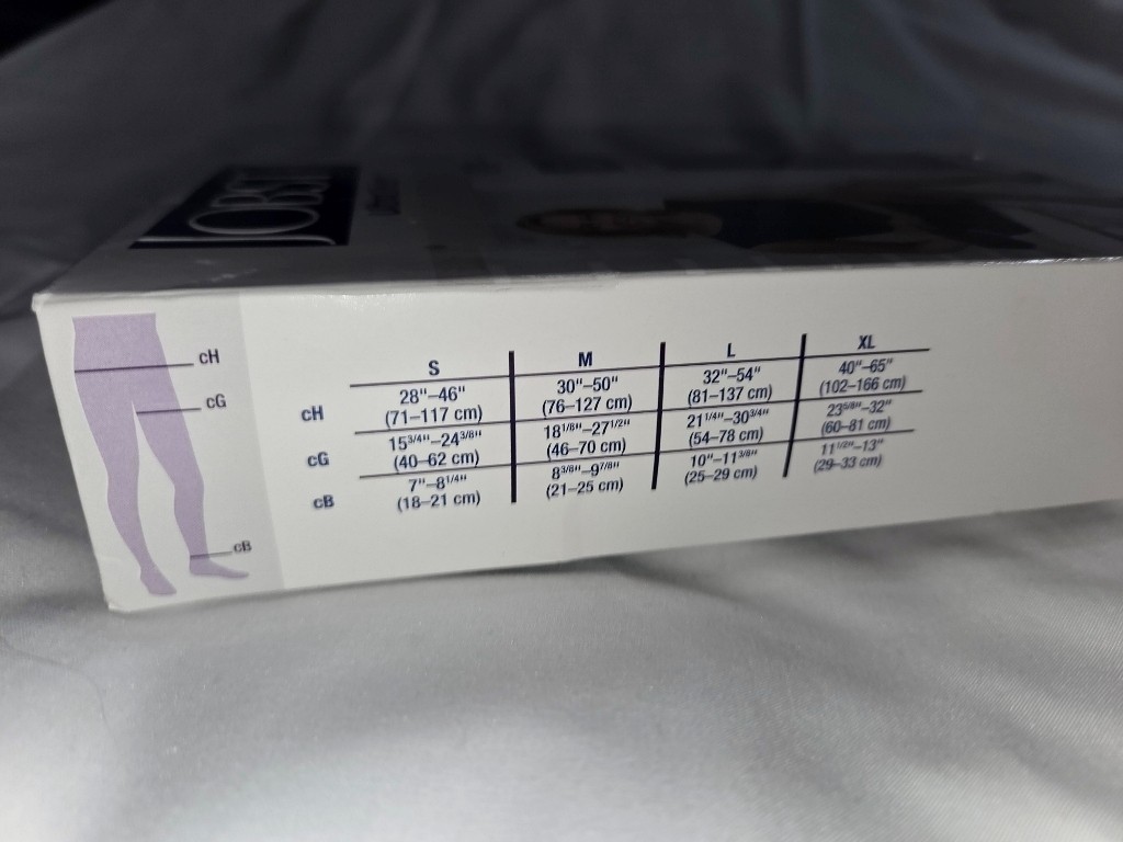 JOBST Ultra Sheer Waist CT 30-40mmHg Suntan M Compression Stockings 121498 J2