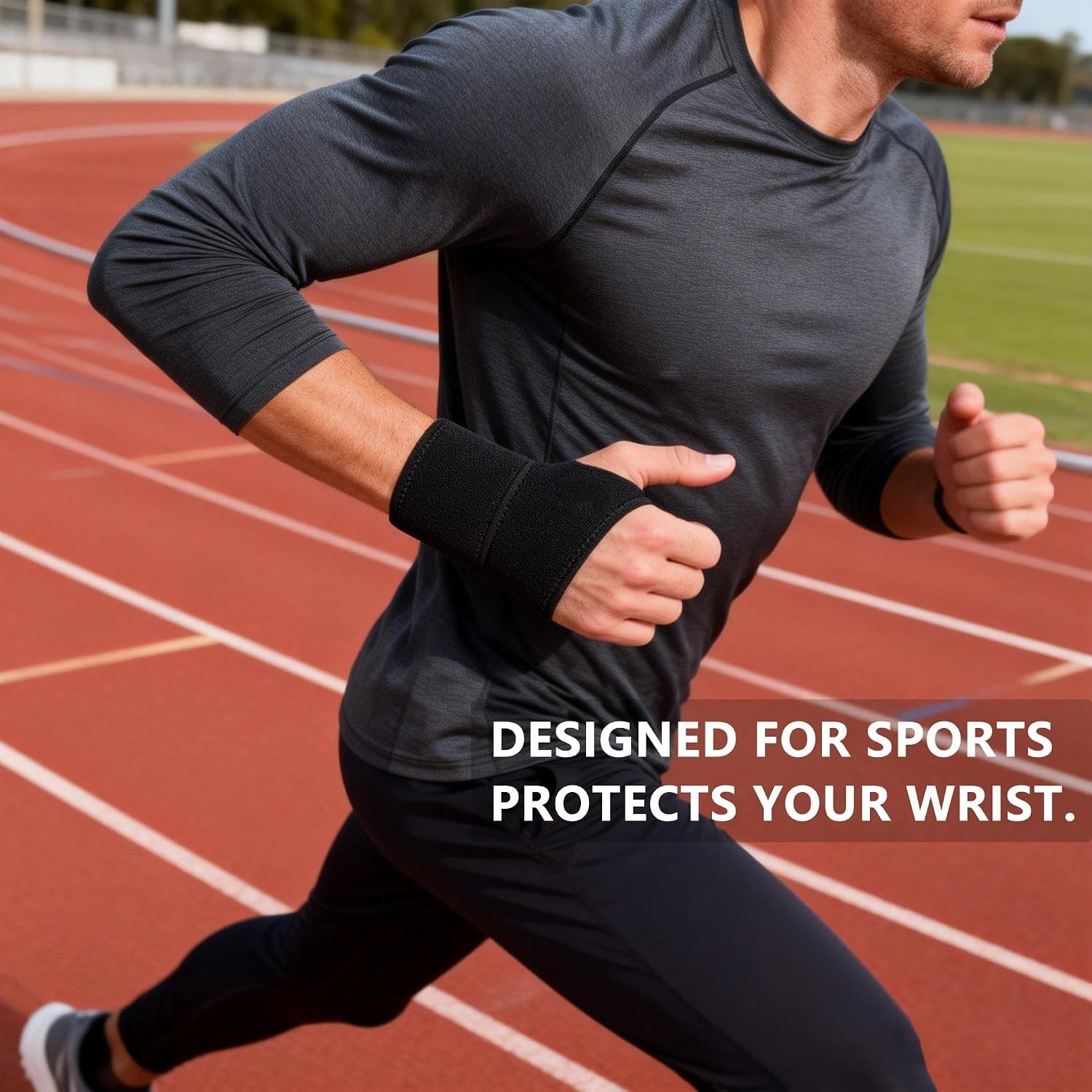 All-In-One Adjustable Wrist Support for Sports & Daily Pain Relief