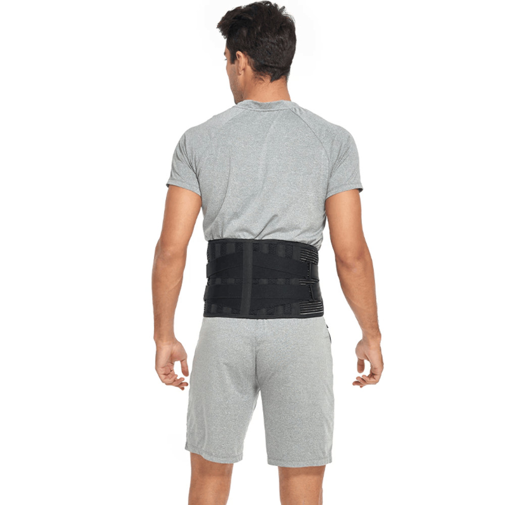 Adjustable Lower Back Support Brace Lumbar Pain Relief Waist Belt For Men Women