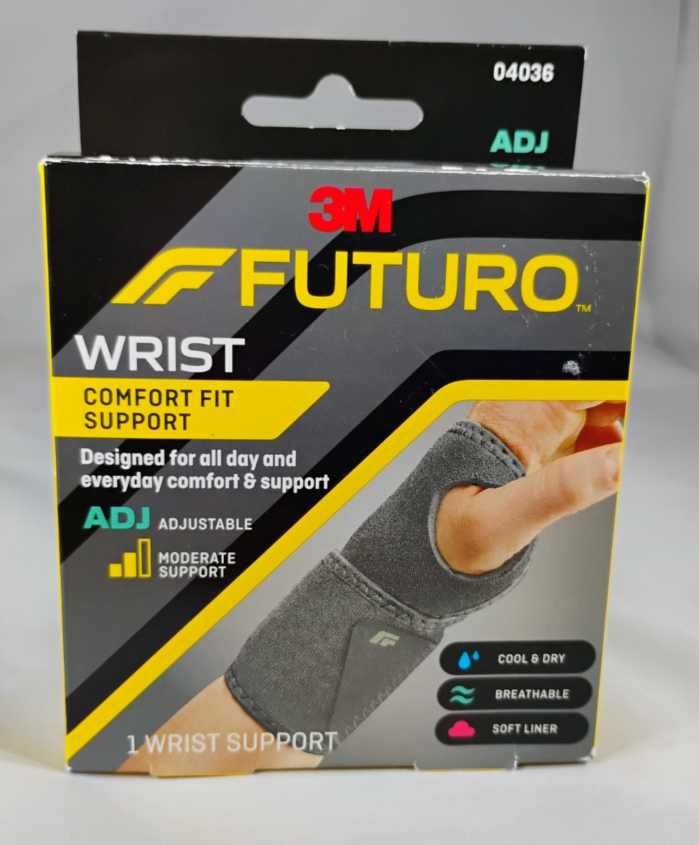 3M Futuro Wrist Comfort Support Adjustable Moderate Brace (C8)