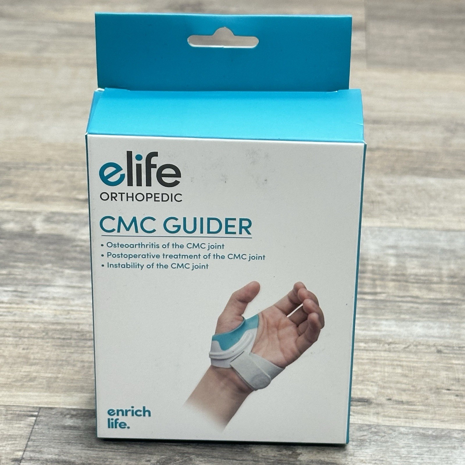 Elife CMC Guider – Thumb Brace Support for CMC Joint Pain Relief Osteoalthritis