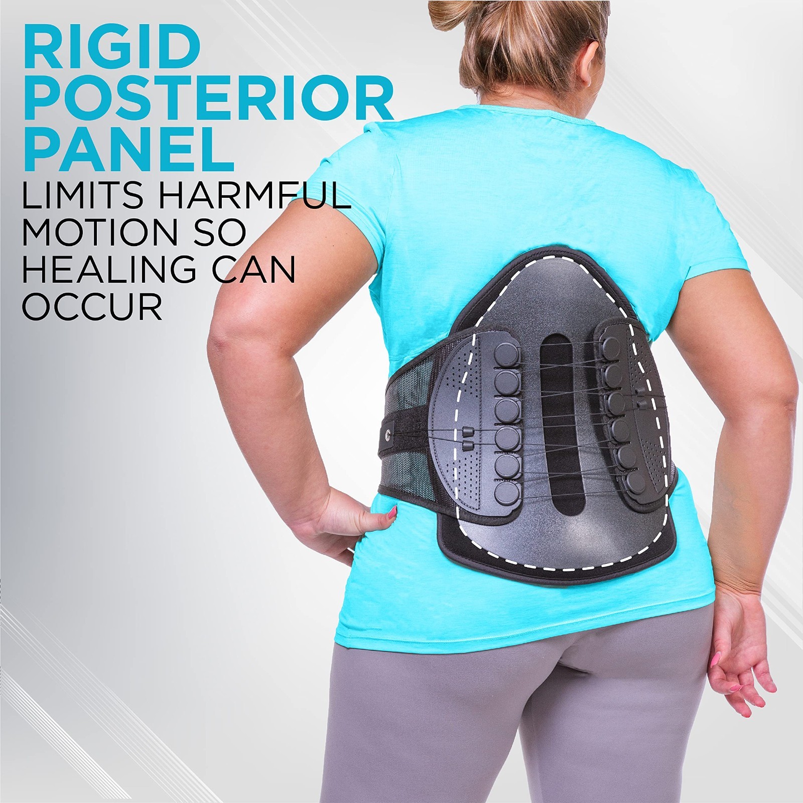 Adjustable Lumbar Decompression Back Brace – Semi-Rigid Corset for Spine Surgery
