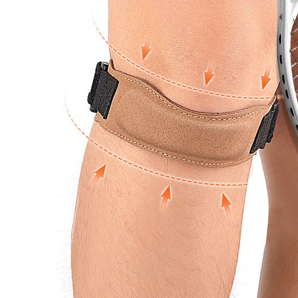 Knee Patellar Knee Support Strape Braces Adjustable Shock Absorption For Sports