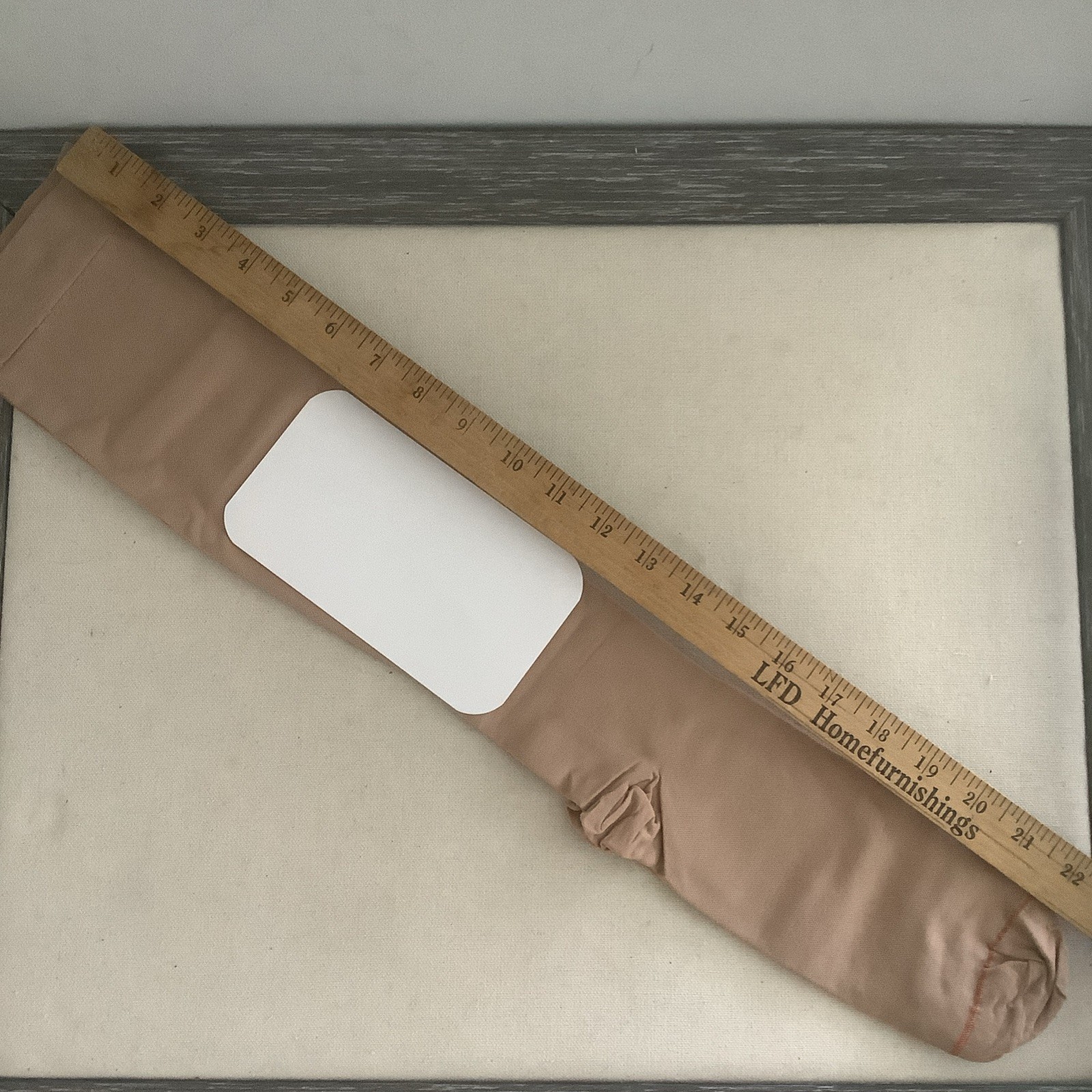 Anti Embolism Bell-Horn Stockings 18 mmHg Compression Closed Toe Beige XXX Large